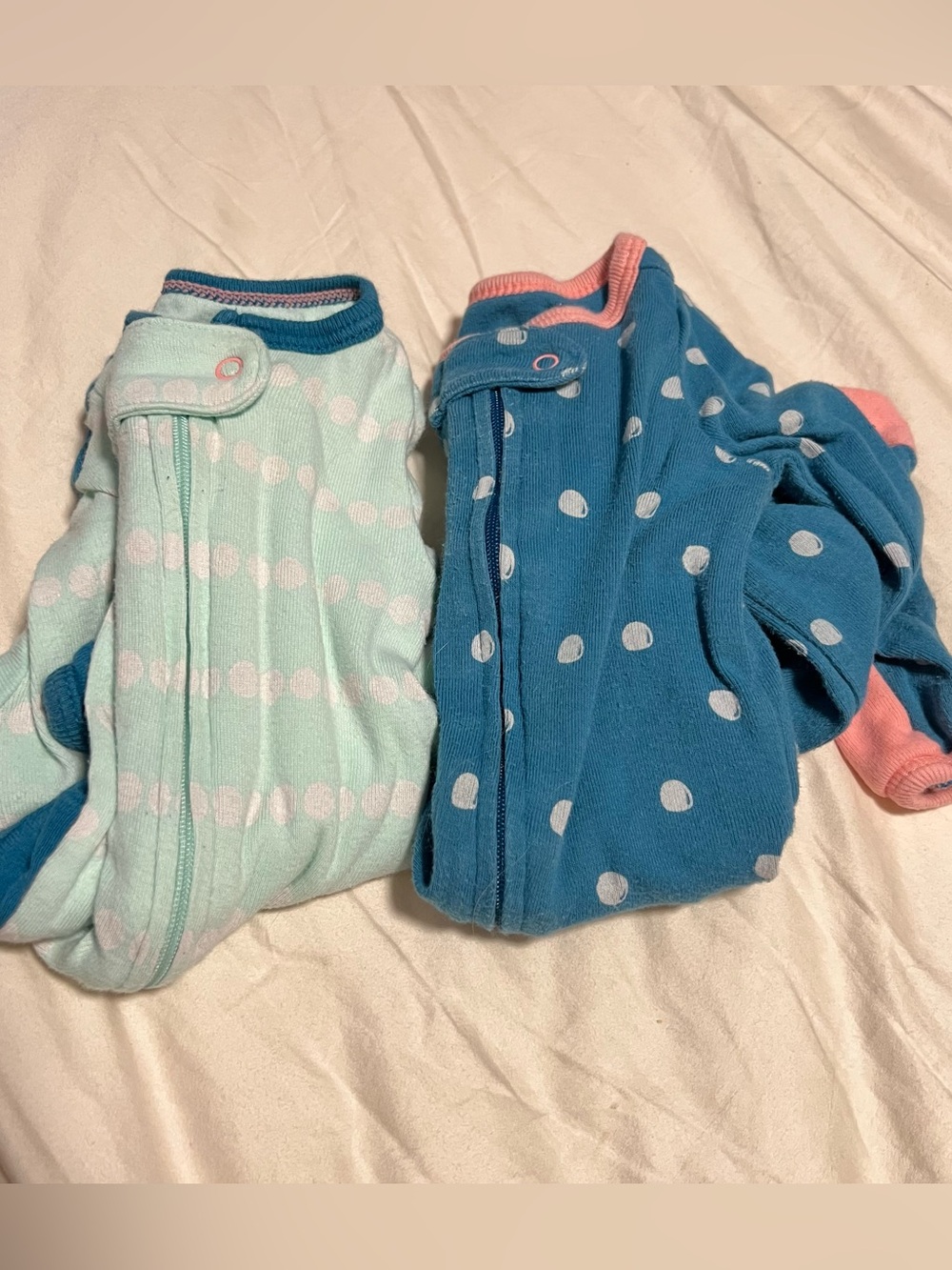 Cloud Island Baby Girls Footie Sleepers Pajamas